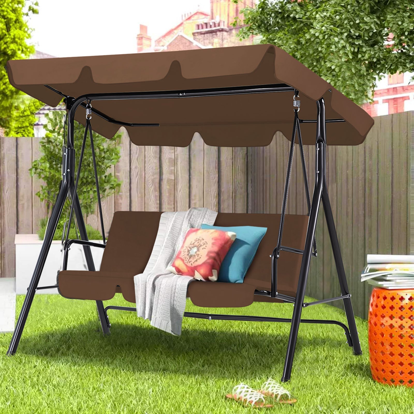 YODOLLA Heavy Duty Outdoor Swing for Adults